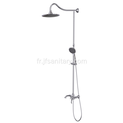 Ensemble de tête de robinet de douche avec baignoire douche chrome